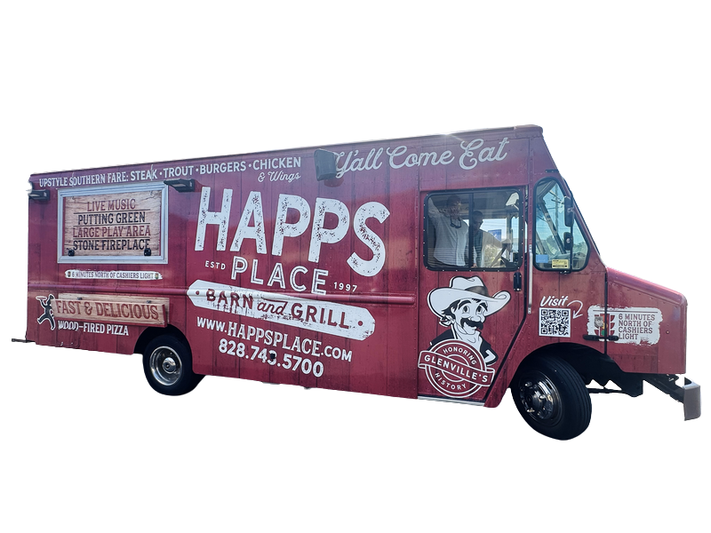 Wrap On A Food Truck